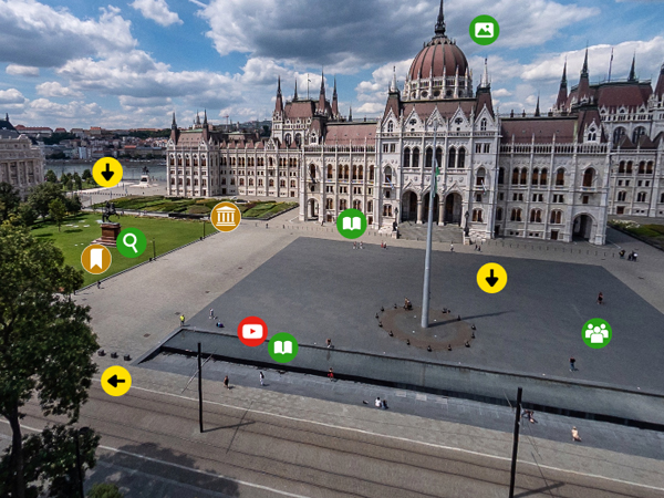 Kossuth Lajos tér - Virtuális séta