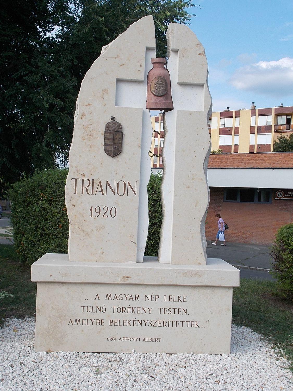 Jászberény, Trianon-emlékmű