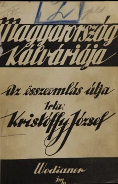 Kristóffy József: Magyarország kálváriája