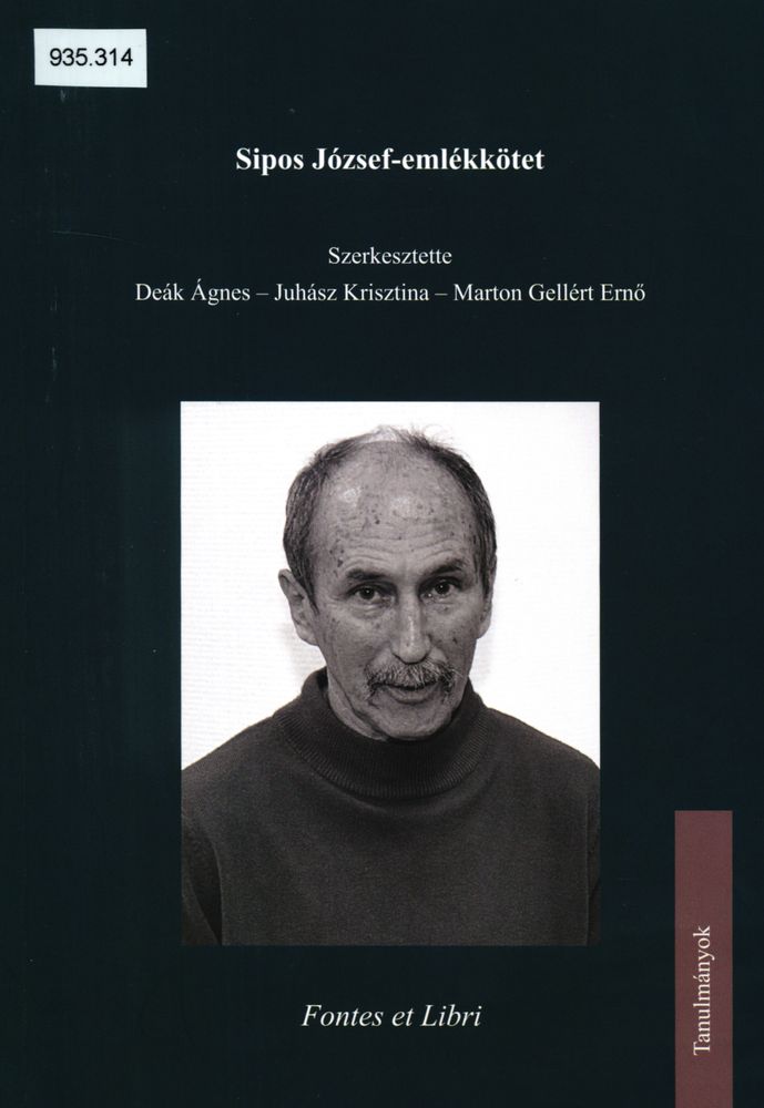 Sipos József-emlékkötet