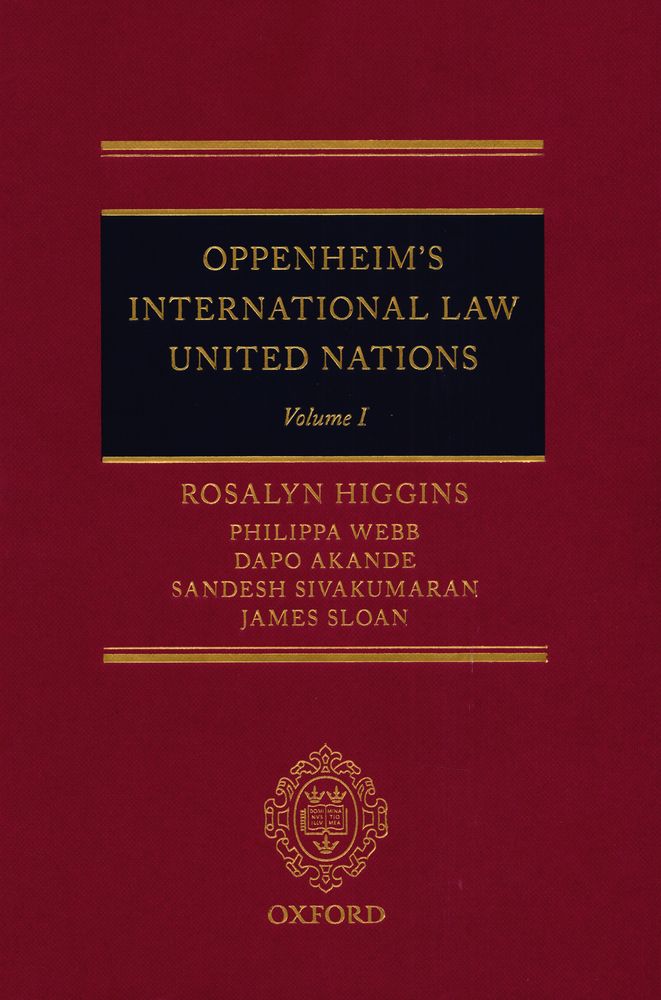 Oppenheim’s International Law